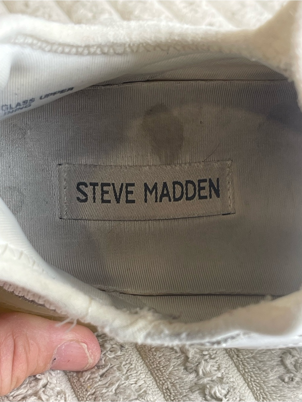 Steve Madden Maxima Rhinestone Women’s Chunky Platform Sneakers Size 7 Bling - Picture 11 of 12